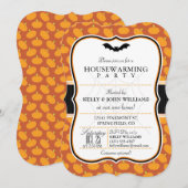 Halloween thema Housewarming Party Uitnodiging (Voorkant / Achterkant)