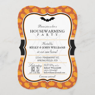Halloween thema Housewarming Party Uitnodiging