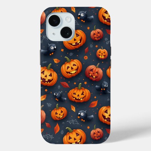 Halloween-thema iPhone15 Hoesje (Achterkant)