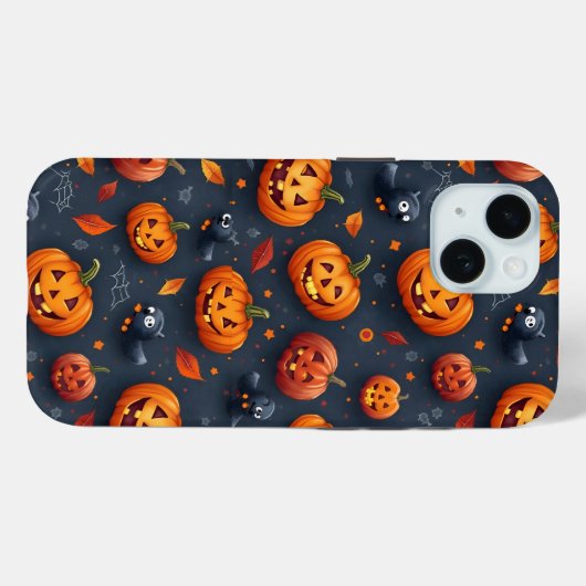 Halloween-thema iPhone15 Hoesje (Achterkant (horizontaal))