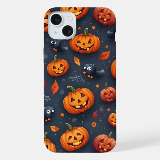 Halloween-thema iPhone15 Plus Hoesje iPhone Hoesje (Achterkant)
