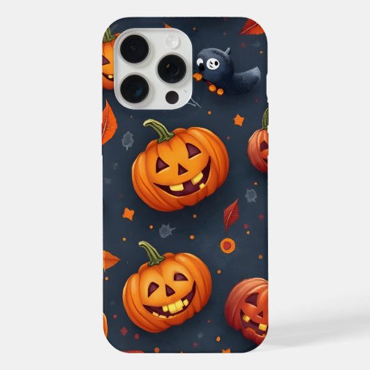 Halloween-thema iPhone15 Pro Max Slim Fit Hoesje iPhone Hoesje (Achterkant)