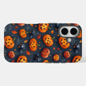 Halloween-thema iPhone16 hoesje (Achterkant (horizontaal))