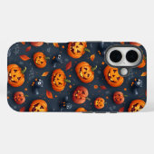 Halloween-thema iPhone16 hoesje (Achterkant (horizontaal))
