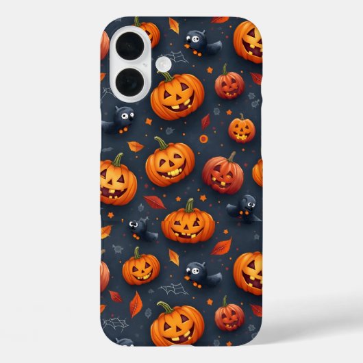 Halloween-thema iPhone16 Hoesje (Achterkant)
