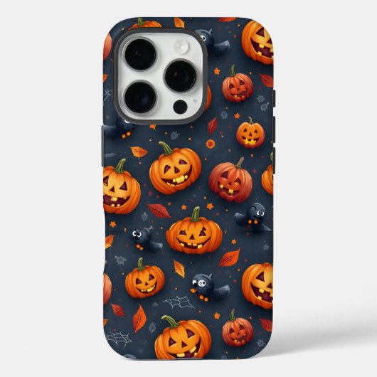 Halloween-thema iPhone16 Pro Hoesje (Achterkant)