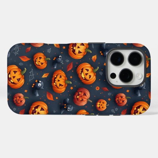Halloween-thema iPhone16 Pro Hoesje (Achterkant (horizontaal))