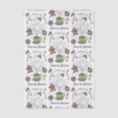 Halloween thema kerstvakantie tissuepapier (Voorkant)