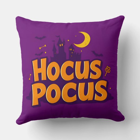 Halloween-thema kunstwerk kussen (Achterkant)