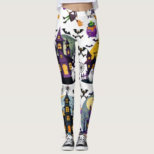 Halloween thema leggings (Voorkant)