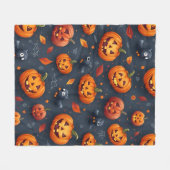 Halloween-thema Medium Fleece Deken (Voorkant (Horizontaal))