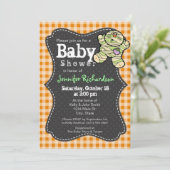 Halloween thema Neutral Baby shower Invitation Kaart (Staand voorkant)