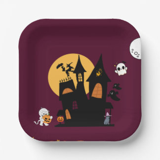 Halloween-thema Papieren bord