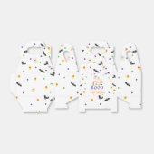 Halloween thema peek a boo baby shower bedankdoosjes (Uitgevouwen)