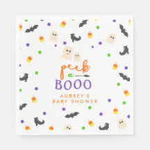 Halloween thema peek a boo baby shower