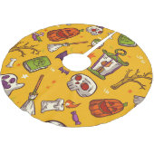 Halloween thema: plat design patroon. kerstboom rok (Gekanteld)