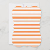 Halloween thema Pompoen Baby shower Uitnodiging (Achterkant)