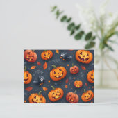 Halloween-thema Post Kaart (Staand voorkant)