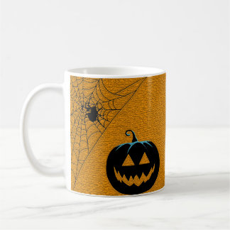 Halloween thema Pumpkin en Spider Koffiemok