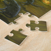 Halloween-thema puzzle "Jack's Place" Legpuzzel (Zijkant)