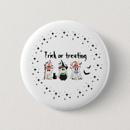 Halloween-thema Ronde Button 5,7 Cm