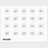 Halloween-thema Ronde Sticker (Vel)