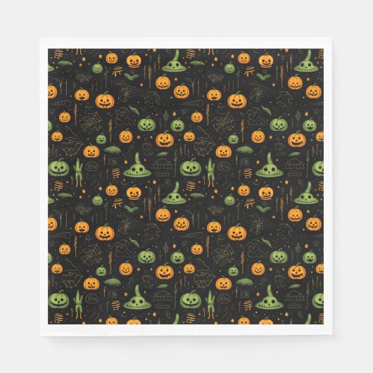 Halloween Thema Servet (Voorkant)