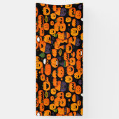 Halloween Thema Spandoek (Verticaal)