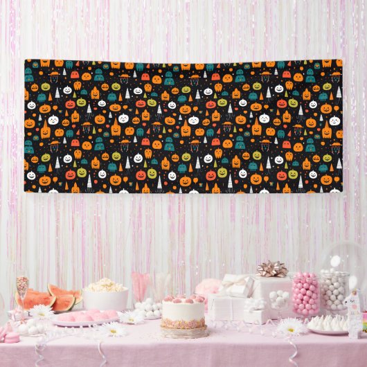 Halloween Thema Spandoek (Feest)