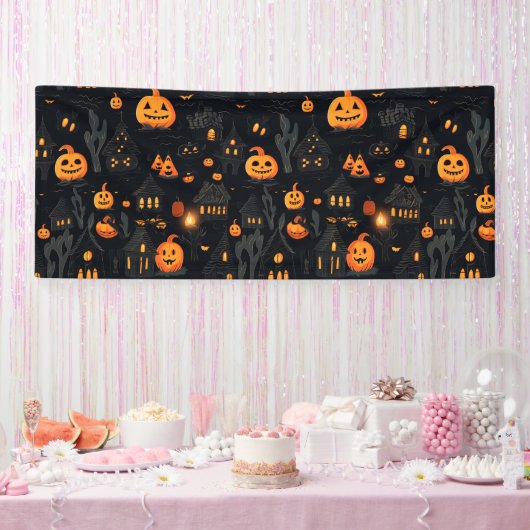 Halloween Thema Spandoek (Feest)