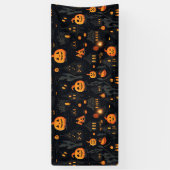 Halloween Thema Spandoek (Verticaal)