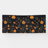 Halloween Thema Spandoek (Horizontaal)