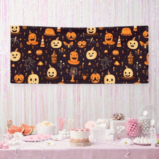 Halloween Thema Spandoek (Feest)