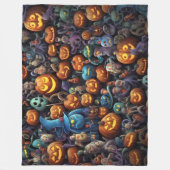 Halloween Thema Spooky Fun Art Fleece Deken (Voorkant)