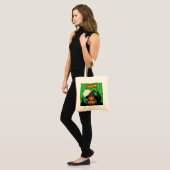Halloween thema totebag tote bag (Voorkant (model))