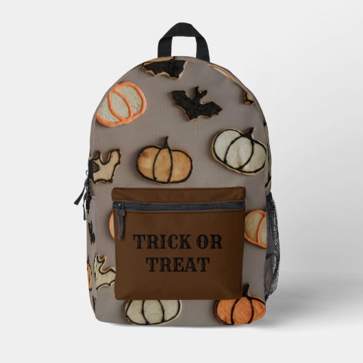 Halloween thema trick or treat rugzak (Voorkant)