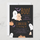 Halloween Thema Uitnodiging Verjaardagsfeestje (Voorkant)