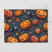 Halloween-thema Vakantie Briefkaart (Voorkant)