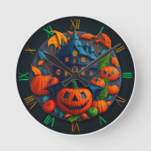 Halloween thema wandklok voor Decor (Voorkant)