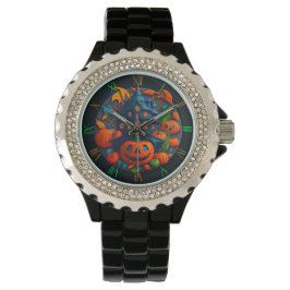 Halloween thema wandklok voor Decor Horloge