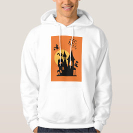 Halloween thema wit Basic mannen Hoodie