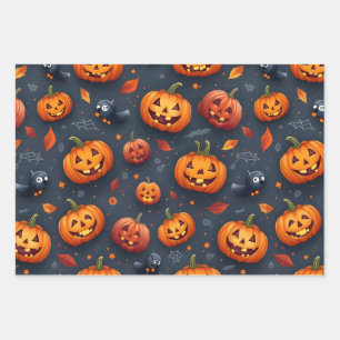 Halloween-thema Wrapping Paper Flat Sheet Set van