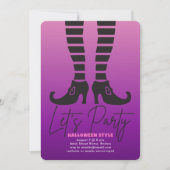 Halloween themafeest kaart (Voorkant)