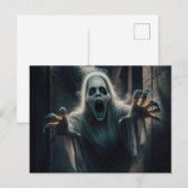 Halloween-themapostkaart. Briefkaart (Voorkant / Achterkant)
