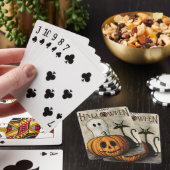 halloween themaspeelkaarten pokerkaarten (Insitu)