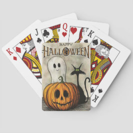 halloween themaspeelkaarten pokerkaarten