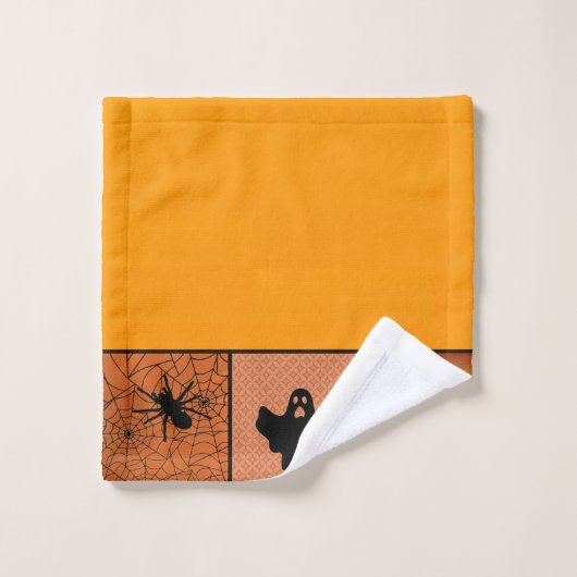Halloween Theme Bathroom Towel Set Bad Handdoek (Wasdoekje)