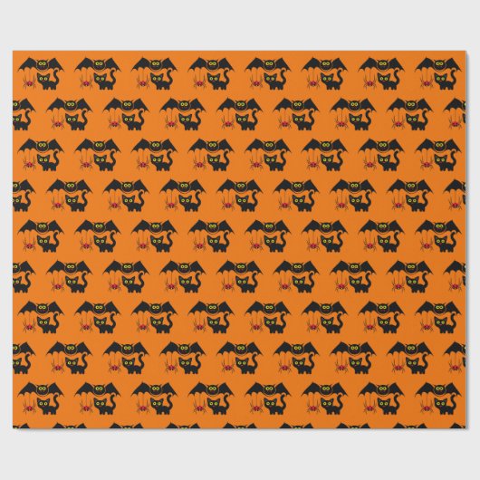 Halloween Theme Cadeaupapier (Vlak)