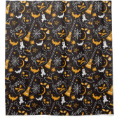 Halloween Theme Douchegordijn (Voorkant)