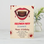 Halloween theme feestdagenkaart (Staand voorkant)